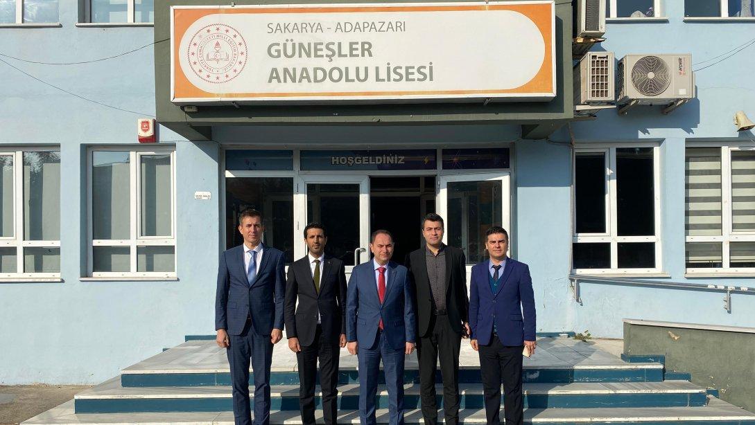 İlçe Milli Eğitim Müdürümüz Engin Kahraman, İlçemiz Güneşler Anadolu Lisesini ziyaret etti